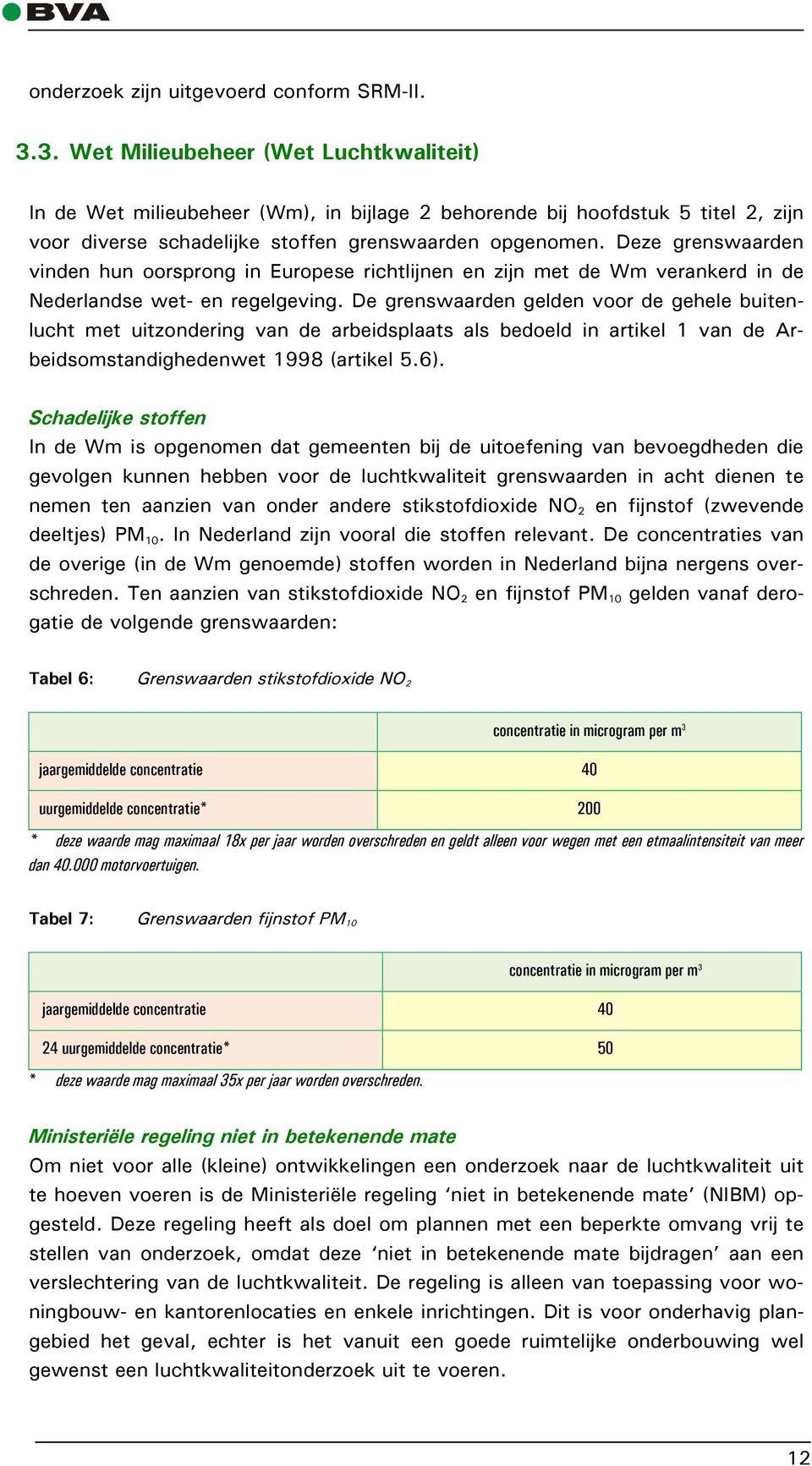 Deze grenswaarden vinden hun oorsprong in Europese richtlijnen en zijn met de Wm verankerd in de Nederlandse wet- en regelgeving.