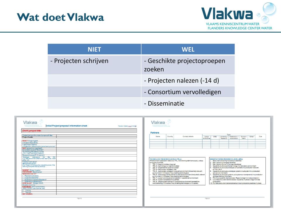 zoeken - Projecten nalezen (-14 d) -