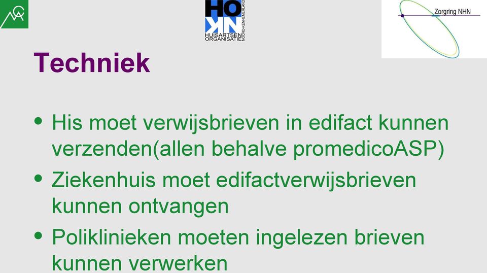 Ziekenhuis moet edifactverwijsbrieven kunnen