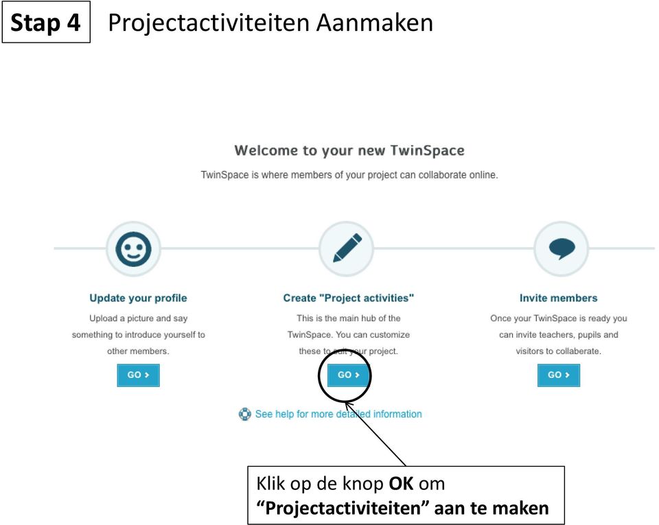 Aanmaken Klik op de