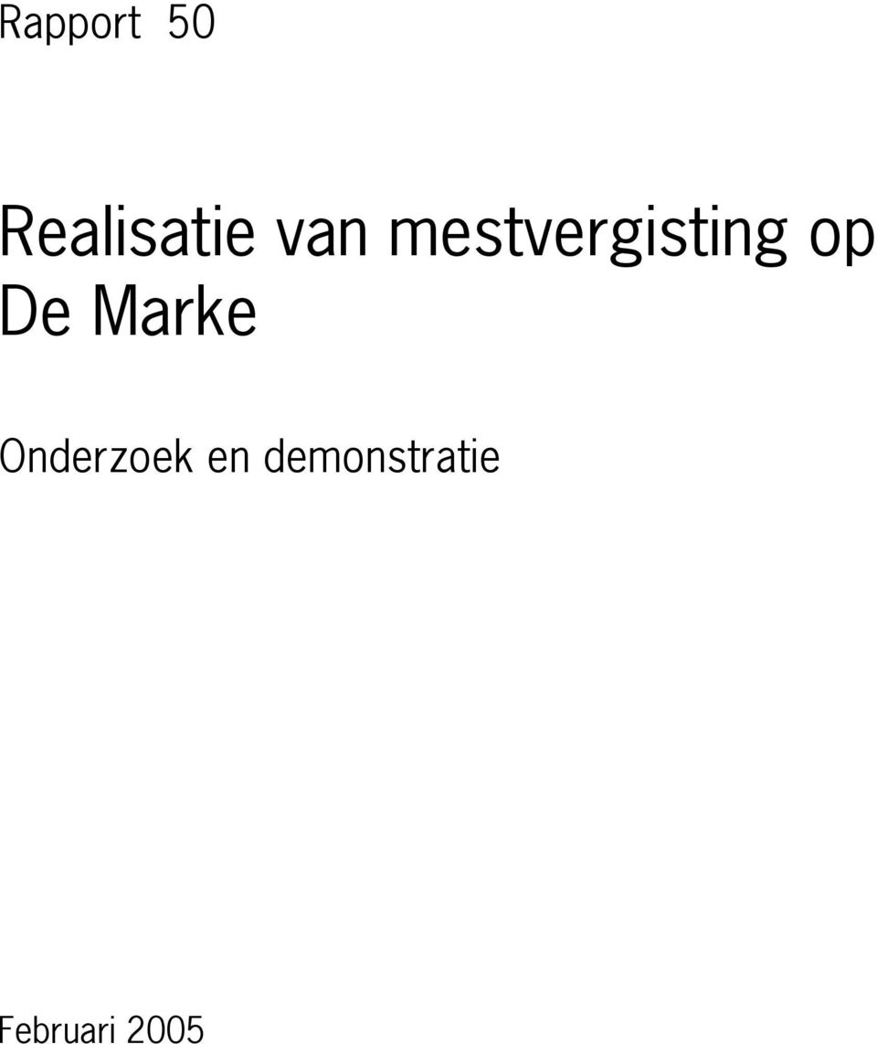 De Marke Onderzoek en