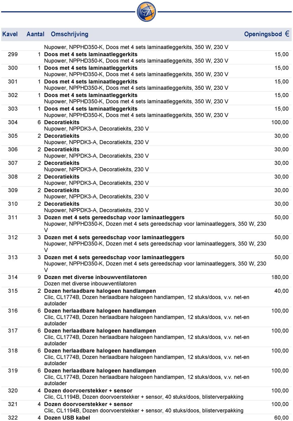 230 V 307 2 Decoratiekits Nupower, NPPDK3-A, Decoratiekits, 230 V 308 2 Decoratiekits Nupower, NPPDK3-A, Decoratiekits, 230 V 309 2 Decoratiekits Nupower, NPPDK3-A, Decoratiekits, 230 V 310 2