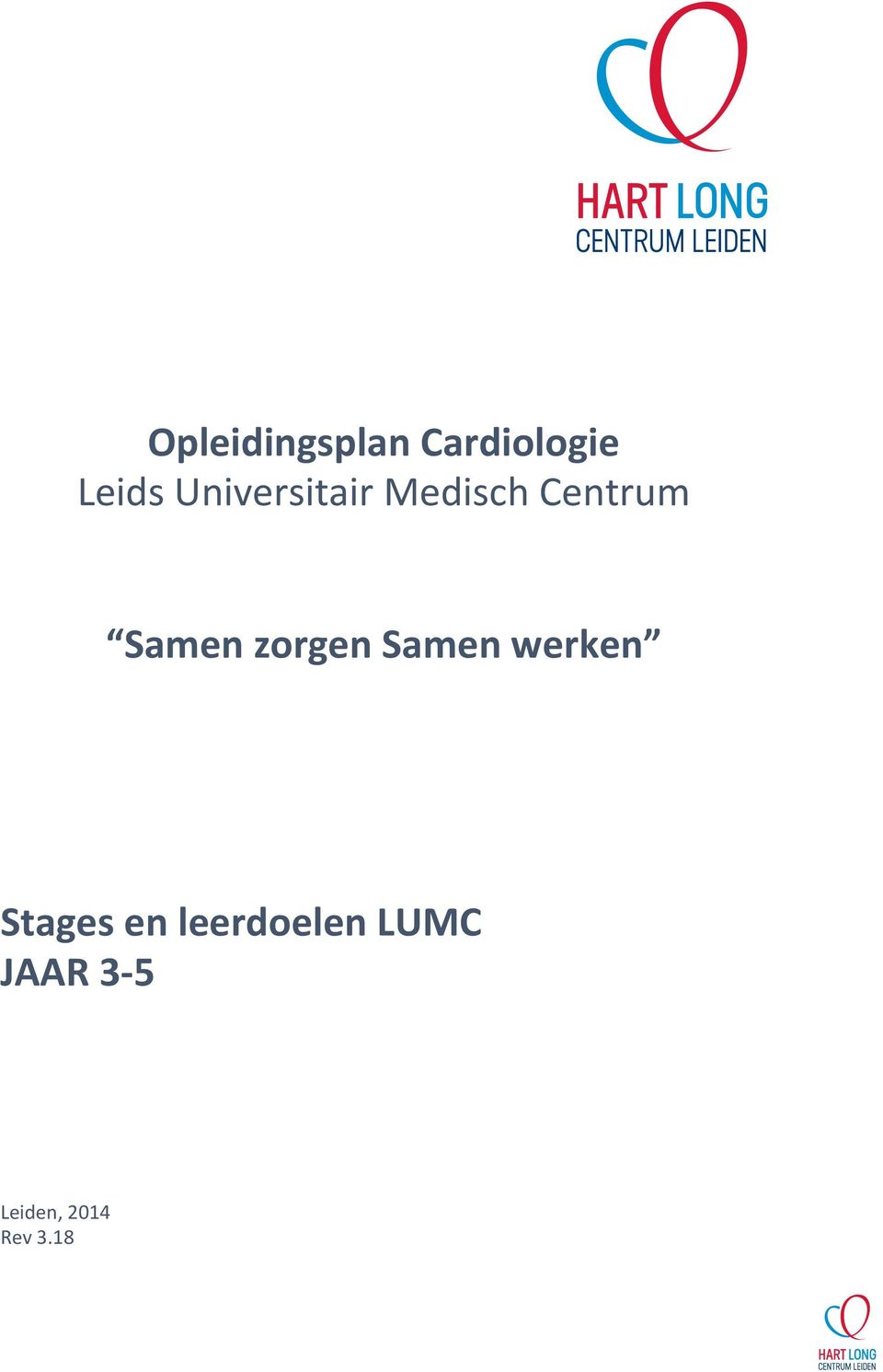 Stages en leerdoelen LUMC