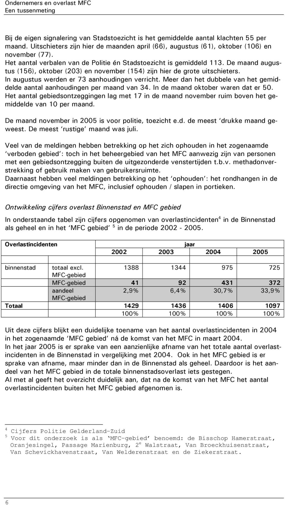 In augustus werden er 73 aanhoudingen verricht. Meer dan het dubbele van het gemiddelde aantal aanhoudingen per maand van 34. In de maand oktober waren dat er 50.