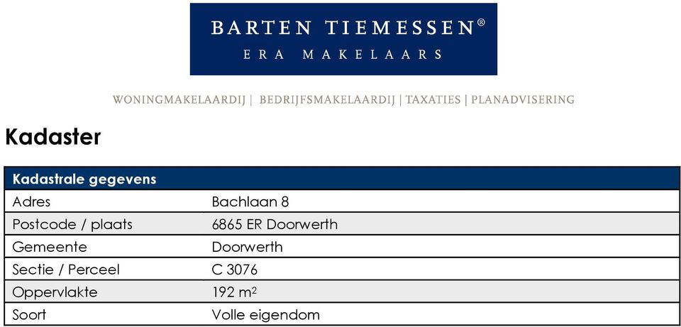 Doorwerth Gemeente Doorwerth Sectie /