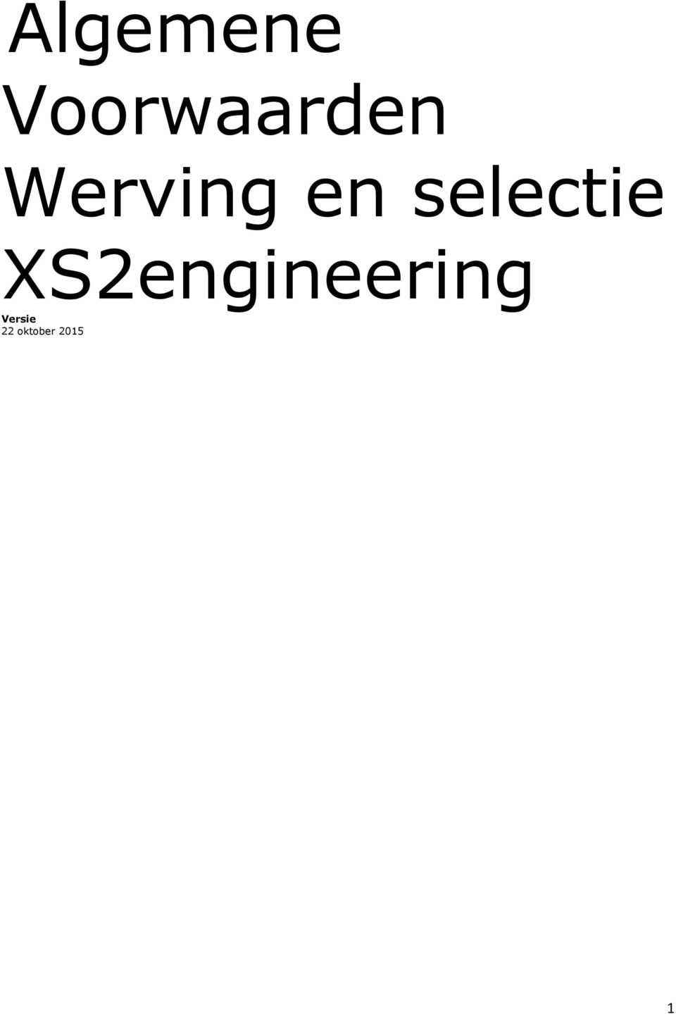 en selectie