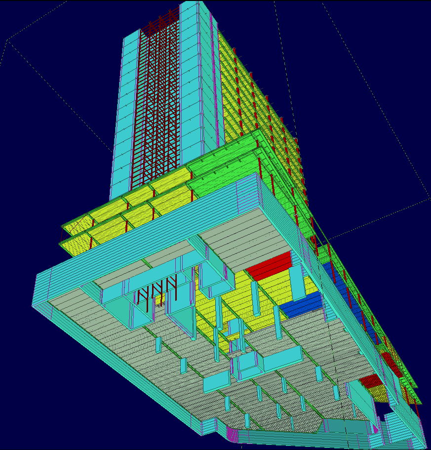 Complete gebouwen.