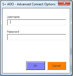 2.2 Verbinden met MS SQL Server met SQL Server authentication 1. Selecteer bij type of connection: SQL Server 2. Vul de MS SQL Server-naam in 3. Druk op Credentials 4.