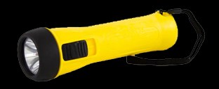 Verlichting Zaklampen Wolf TR-24 ATEX ATEX zaklamp, gecertificeerd voor zone 1 & 2 en temperatuurklasse T4. Haaks model. Inclusief polsband en reservelampje.