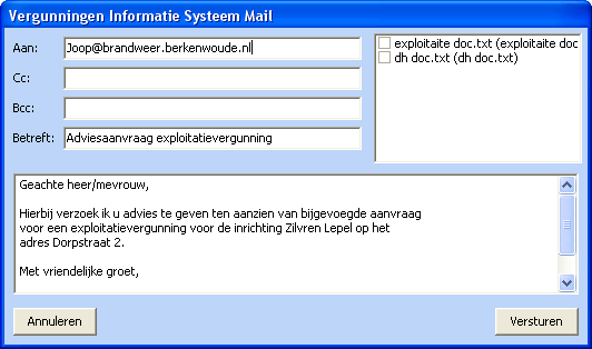 <extrainfoverstrekken.milieu> geeft een lijst van het hoofdstuk Milieu, maar zet overal Het verstrekken van ' voor, en namelijk erachter als er vrije tekst is. <extrainfojanee.