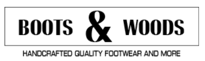 Dit is het logo van de site bootsandwoods.nl voor handgemaakte laarzen (en meer). Ik vond deze wat te oubollig en wilde hem wat moderner maken.