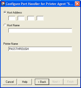 NETWERKINSTELLINGEN 20 13 Selecteer Host Address (Hostadres) of Host Name (Hostnaam). Als u het veld Host Address (Hostadres) selecteert, voert u het IP-adres van de EFI Splash RPX-iii in.