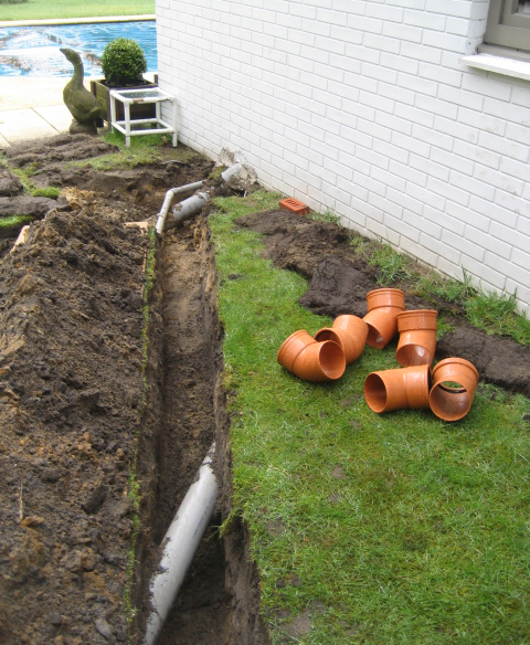 Wat is afkoppelen? Scheiden tot op huisniveau 1. Afvalwater Rioleringen 2.