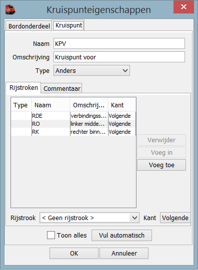 itrain Rijweg aanvullen.