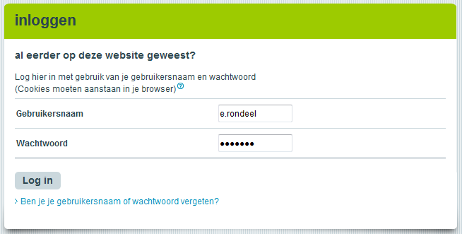 Inloggen en uitloggen Acadin is een leeromgeving die met behulp van een webbrowser zoals Firefox of Internet Explorer toegankelijk is.