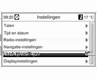 Instrumenten en bedieningsorganen 103 Activeert of deactiveert de instapverlichting. Duur tijdens uitstappen: Activeert of deactiveert en verandert de duur van de uitstapverlichting.