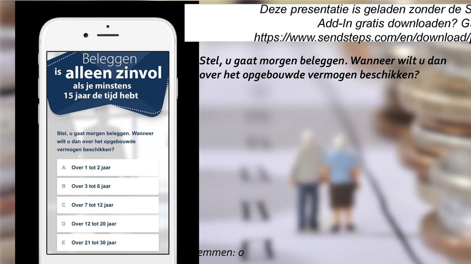 Over 21 tot 30 jaar Internet SMS Twitter Deze presentatie is geladen zonder de S Dit tekstvak wordt gebruikt om de verschillende stemmethodes uit te legg De