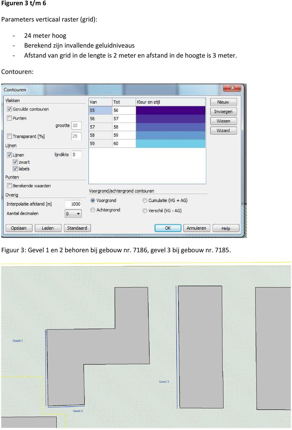 lengte is 2 meter en afstand in de hoogte is 3 meter.