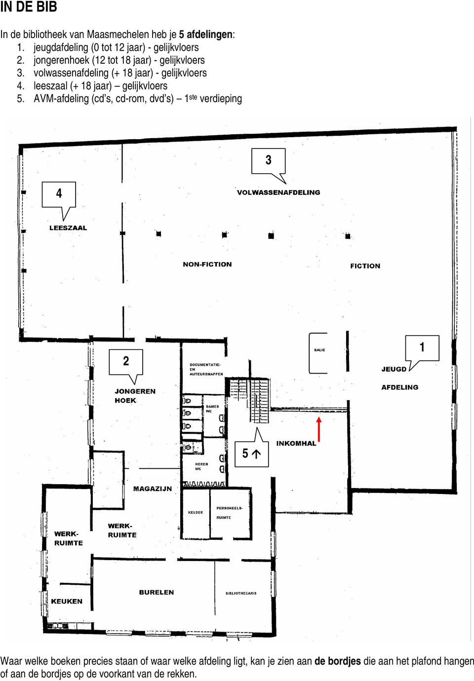 leeszaal (+ 18 jaar) gelijkvloers 5.