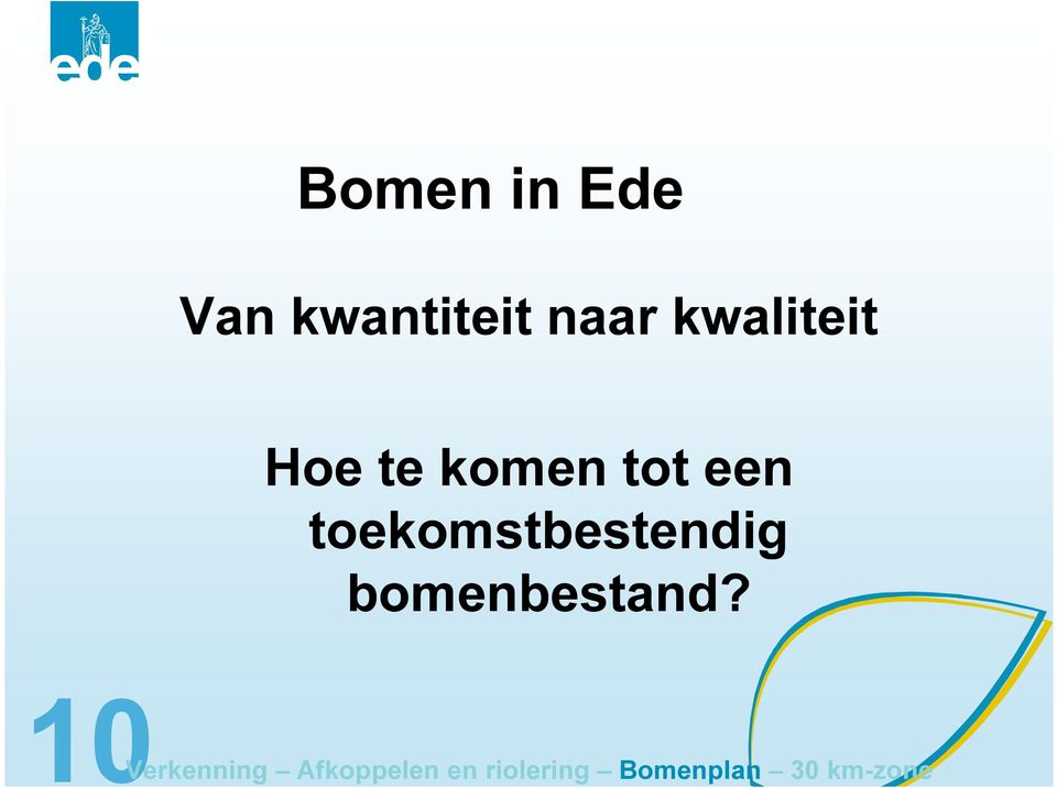 toekomstbestendig bomenbestand?