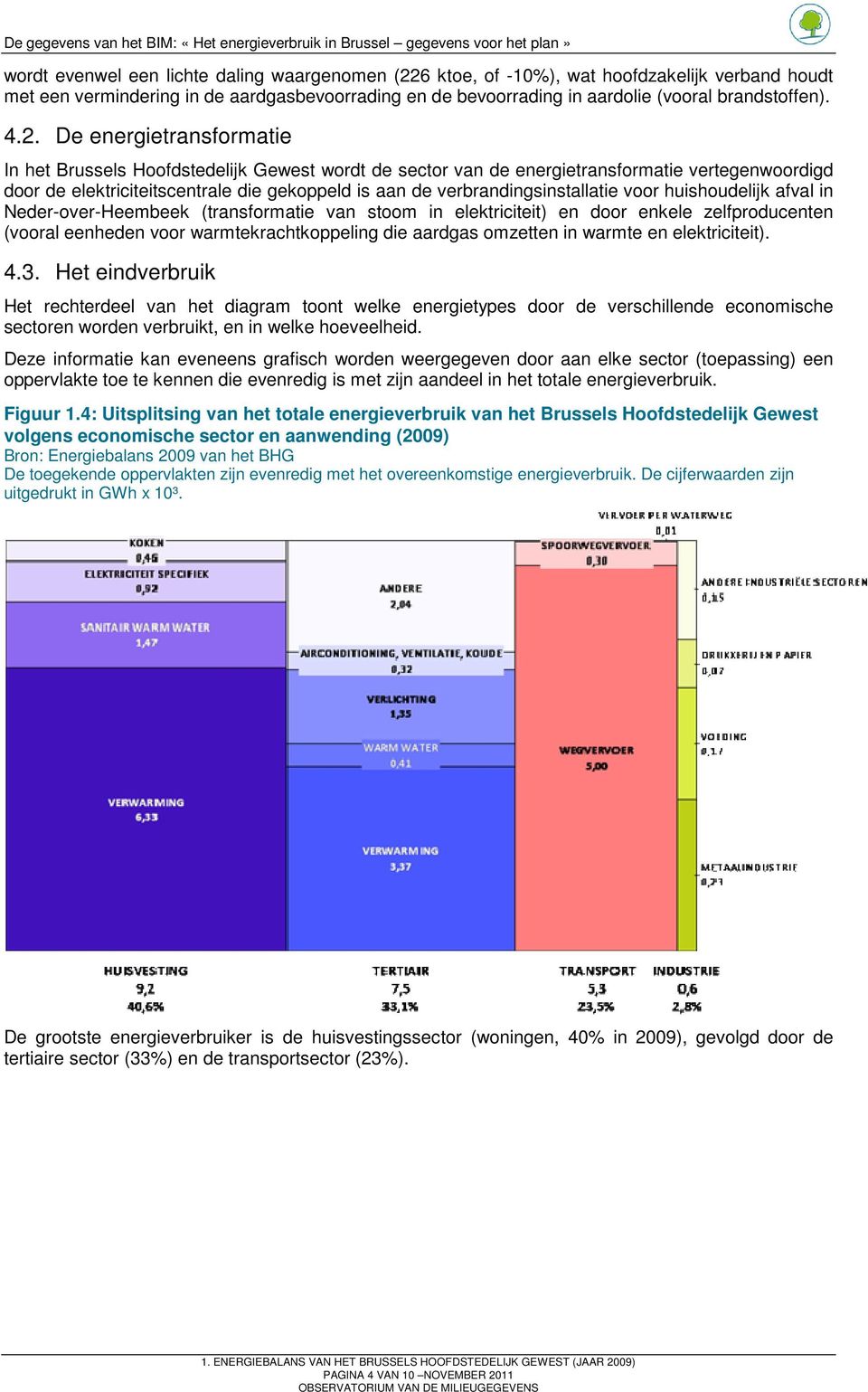 verbrandingsinstallatie voor huishoudelijk afval in Neder-over-Heembeek (transformatie van stoom in elektriciteit) en door enkele zelfproducenten (vooral eenheden voor warmtekrachtkoppeling die