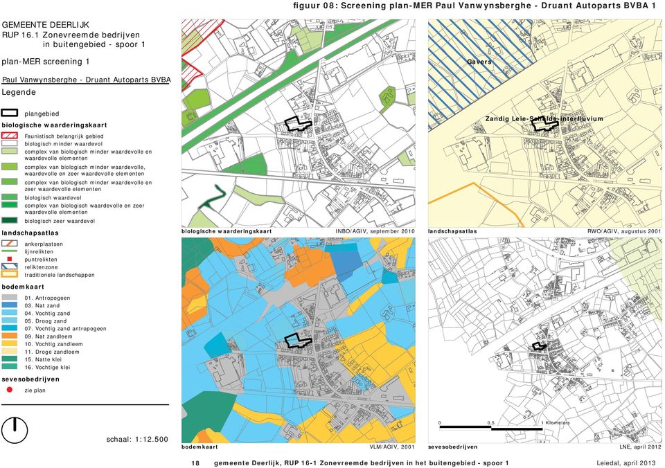 Leie-Schelde-interfluvium Faunistisch belangrijk gebied biologisch minder waardevol complex van biologisch minder waardevolle en waardevolle elementen complex van biologisch minder waardevolle,