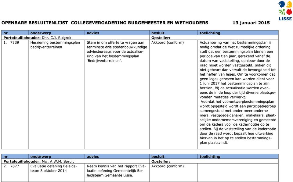 de raad moet worden vastgesteld. Indien dit niet gebeurt dan vervalt de bevoegdheid tot het heffen van leges.