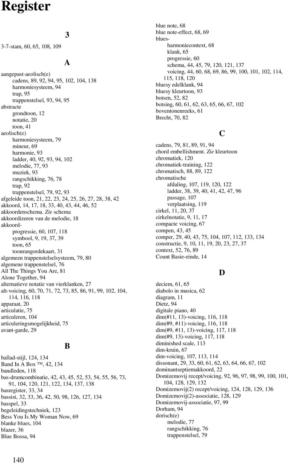 40, 43, 44, 46, 52 akkoordenschema.