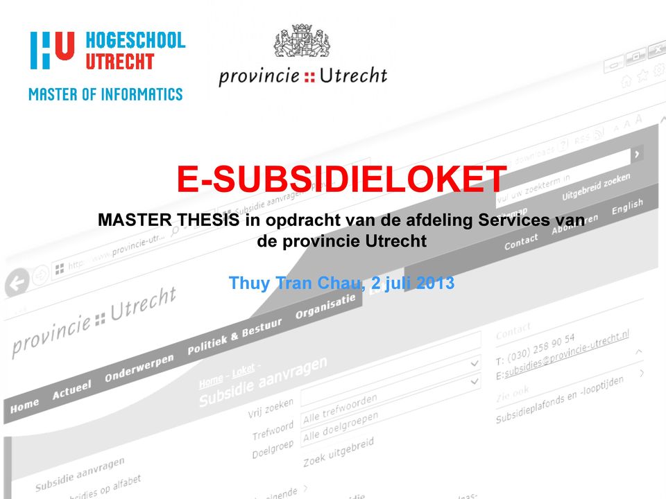 Services van de provincie