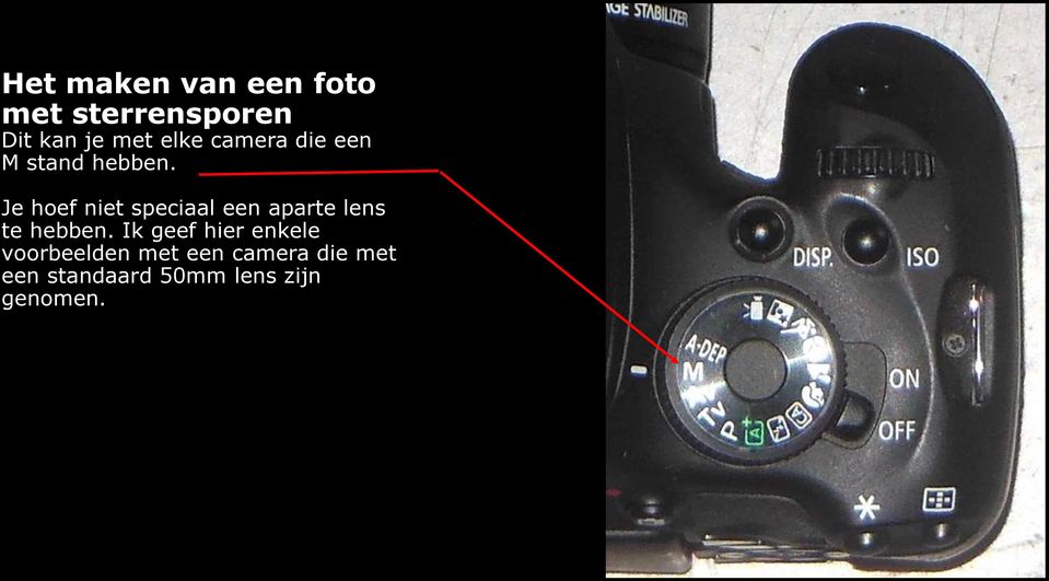 Je hoef niet speciaal een aparte lens te hebben.