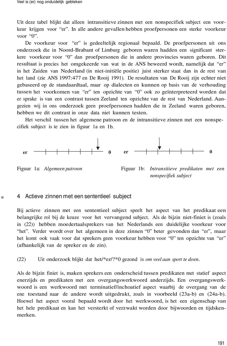 De proefpersonen uit ons onderzoek die in Noord-Brabant of Limburg geboren waren hadden een significant sterkere voorkeur voor 0 dan proefpersonen die in andere provincies waren geboren.