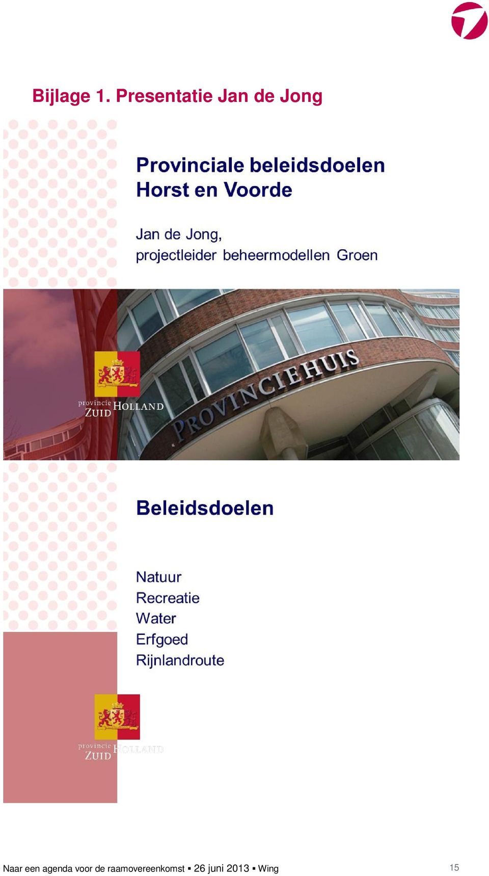 Naar een agenda voor de