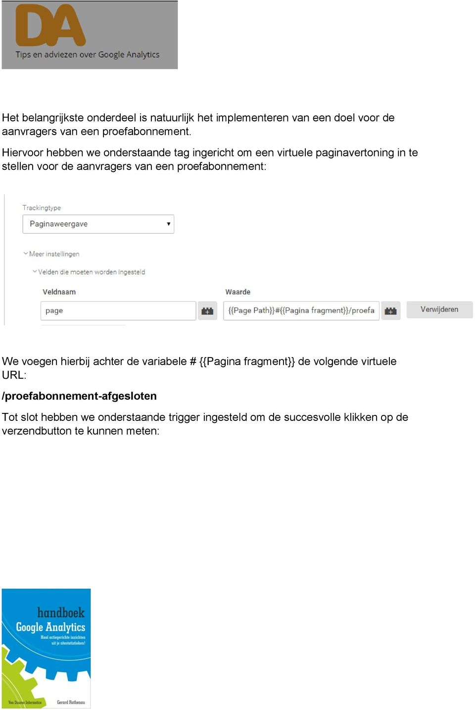 proefabonnement: We voegen hierbij achter de variabele # {{Pagina fragment}} de volgende virtuele URL: