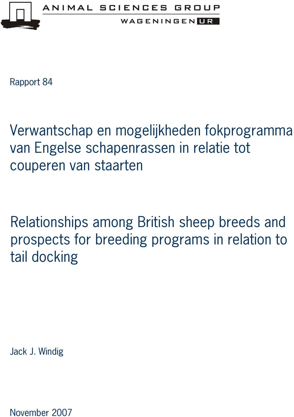 Relationships among British sheep breeds and prospects for