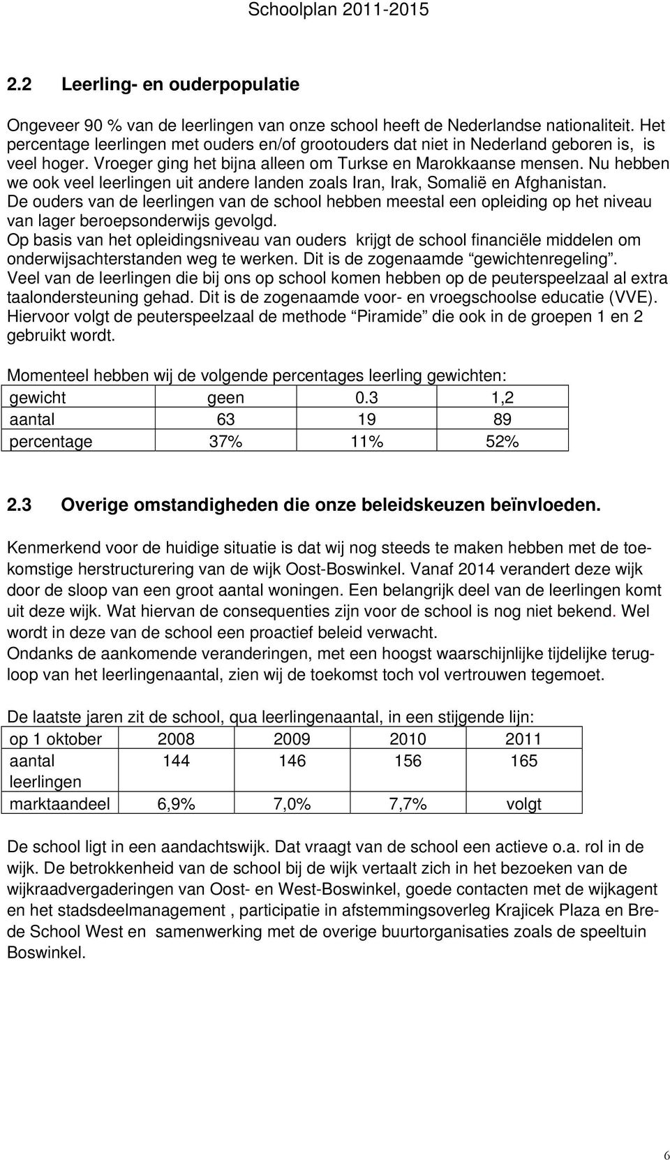 Nu hebben we ook veel leerlingen uit andere landen zoals Iran, Irak, Somalië en Afghanistan.