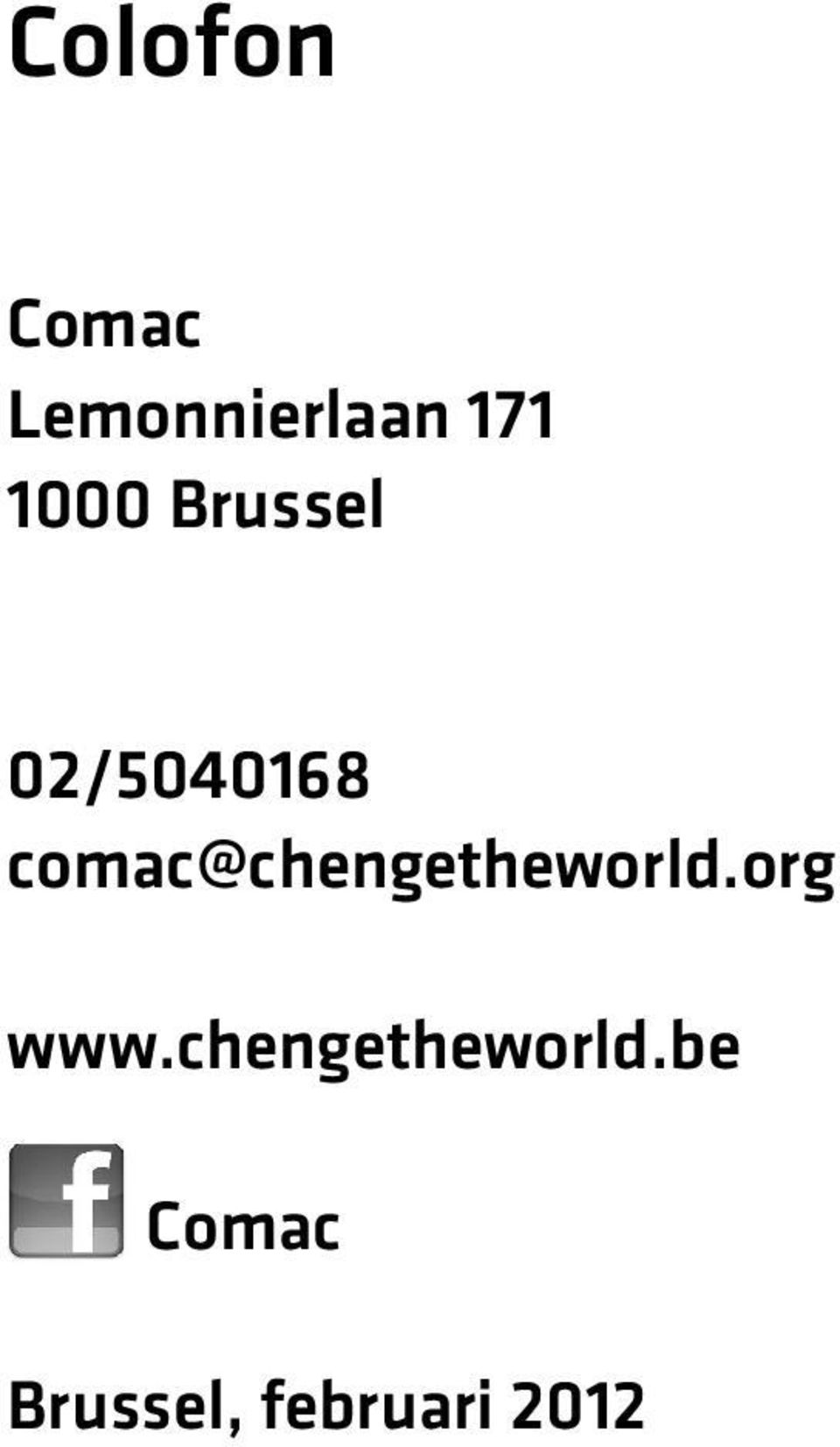 comac@chengetheworld.org www.