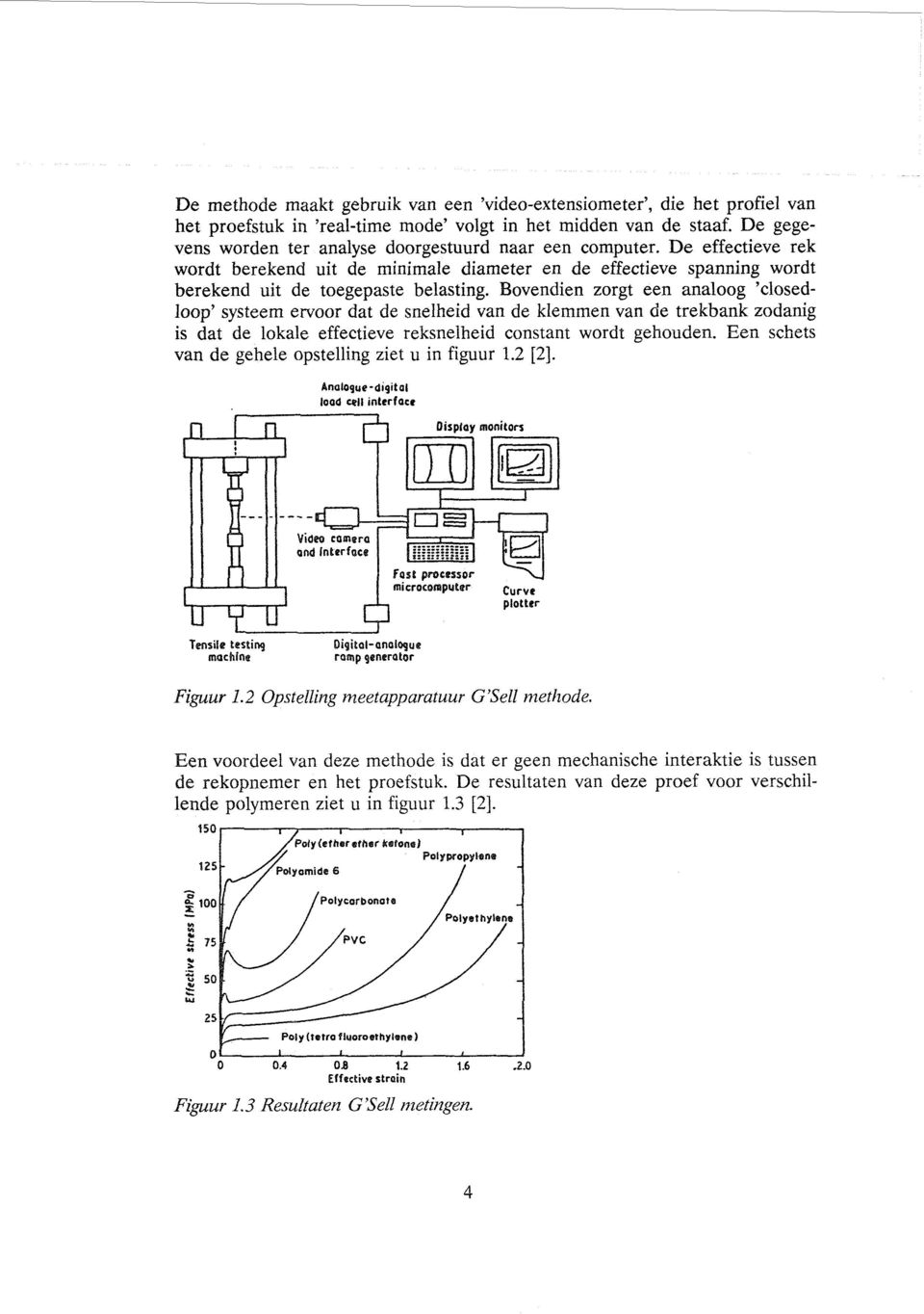 Bovendien zorgt een analoog closedloop systeem ervoor dat de snelheid van de klemmen van de trekbank zodanig is dat de lokale effectieve reksneiheid constant wordt gehoudeiì.