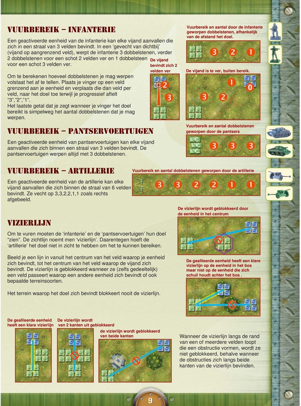 Om te berekenen hoeveel dobbelstenen je mag werpen volstaat het af te tellen.