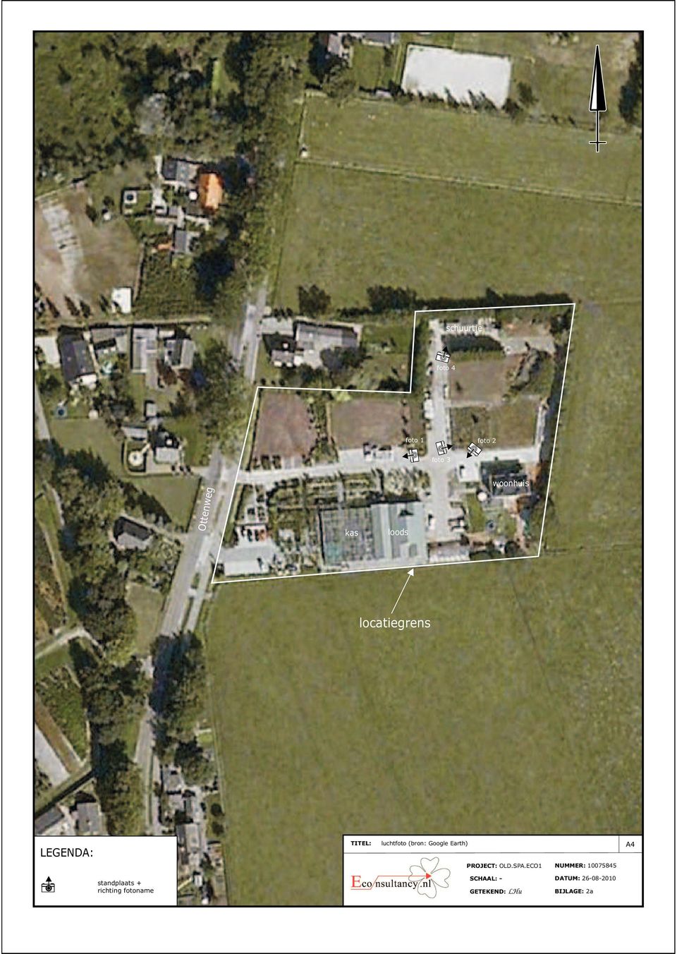 loods locatiegrens LEGENDA: TITEL: luchtfoto (bron: Google Earth)