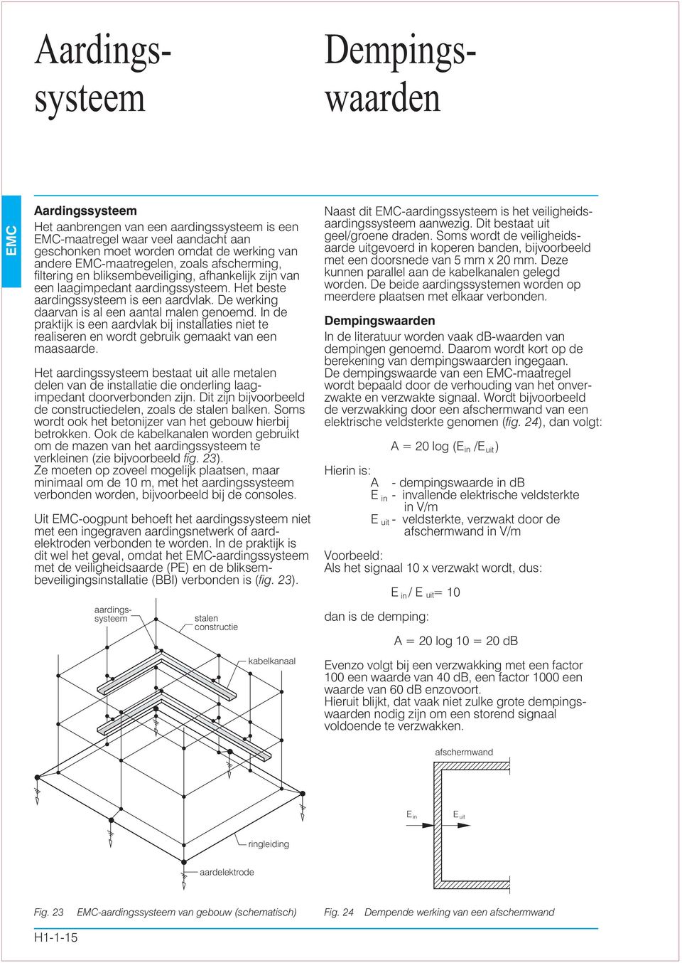 In de praktijk is een aardvlak bij installaties niet te realiseren en wordt gebruik gemaakt van een maasaarde.