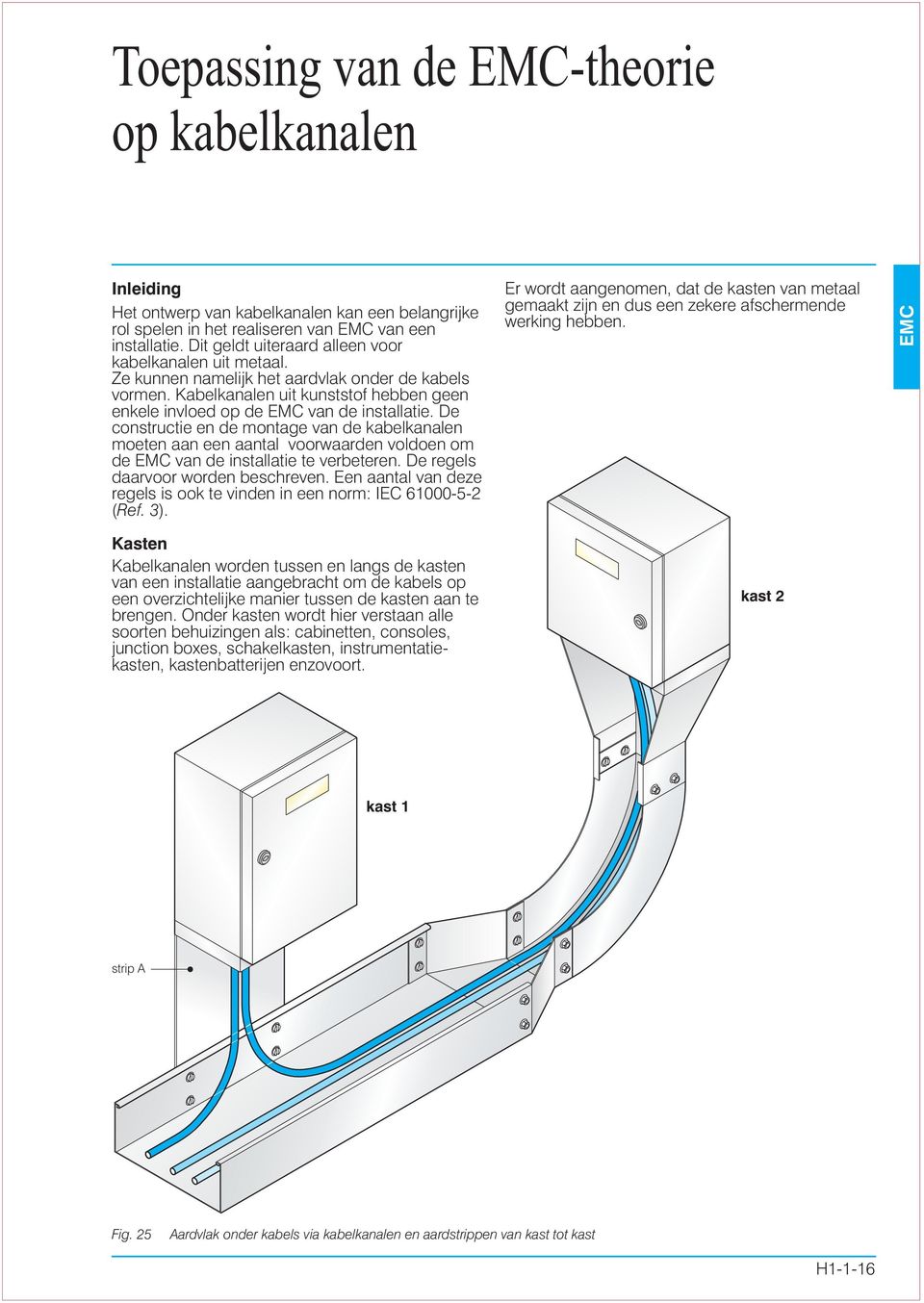 De constructie en de montage van de kabelkanalen moeten aan een aantal voorwaarden voldoen om de van de installatie te verbeteren. De regels daarvoor worden beschreven.