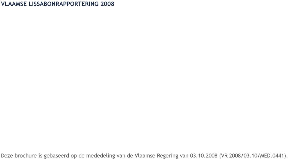 mededeling van de Vlaamse Regering