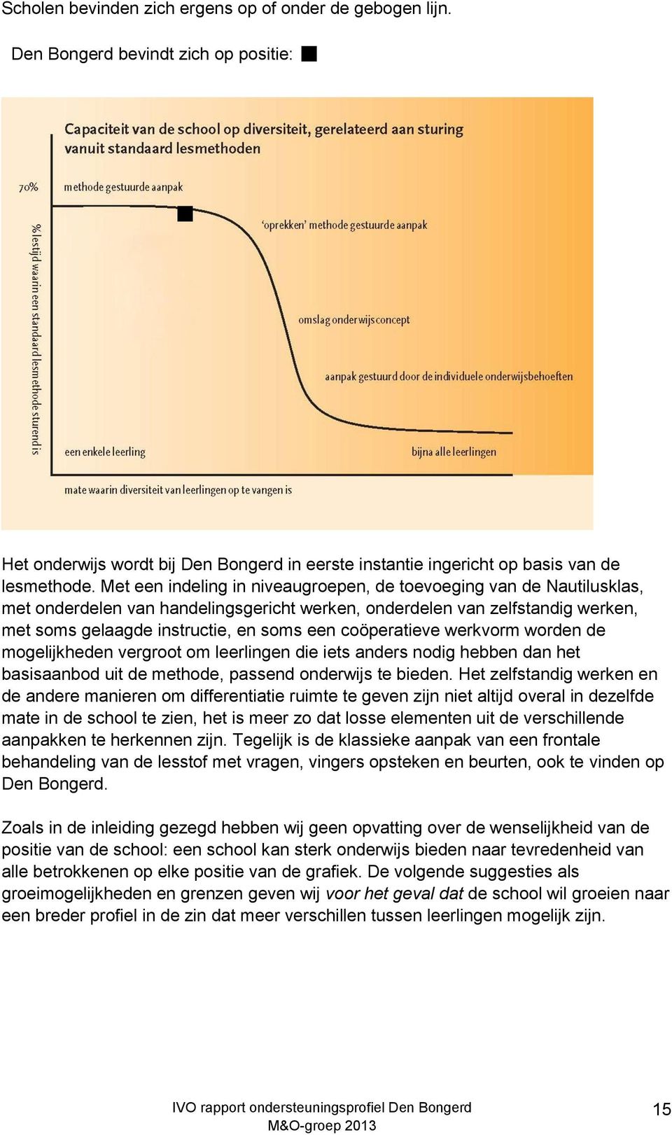 coöperatieve werkvorm worden de mogelijkheden vergroot om leerlingen die iets anders nodig hebben dan het basisaanbod uit de methode, passend onderwijs te bieden.