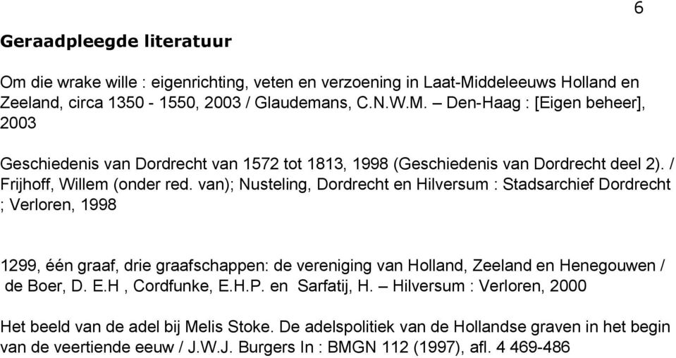 Den-Haag : [Eigen beheer], 2003 Geschiedenis van Dordrecht van 1572 tot 1813, 1998 (Geschiedenis van Dordrecht deel 2). / Frijhoff, Willem (onder red.