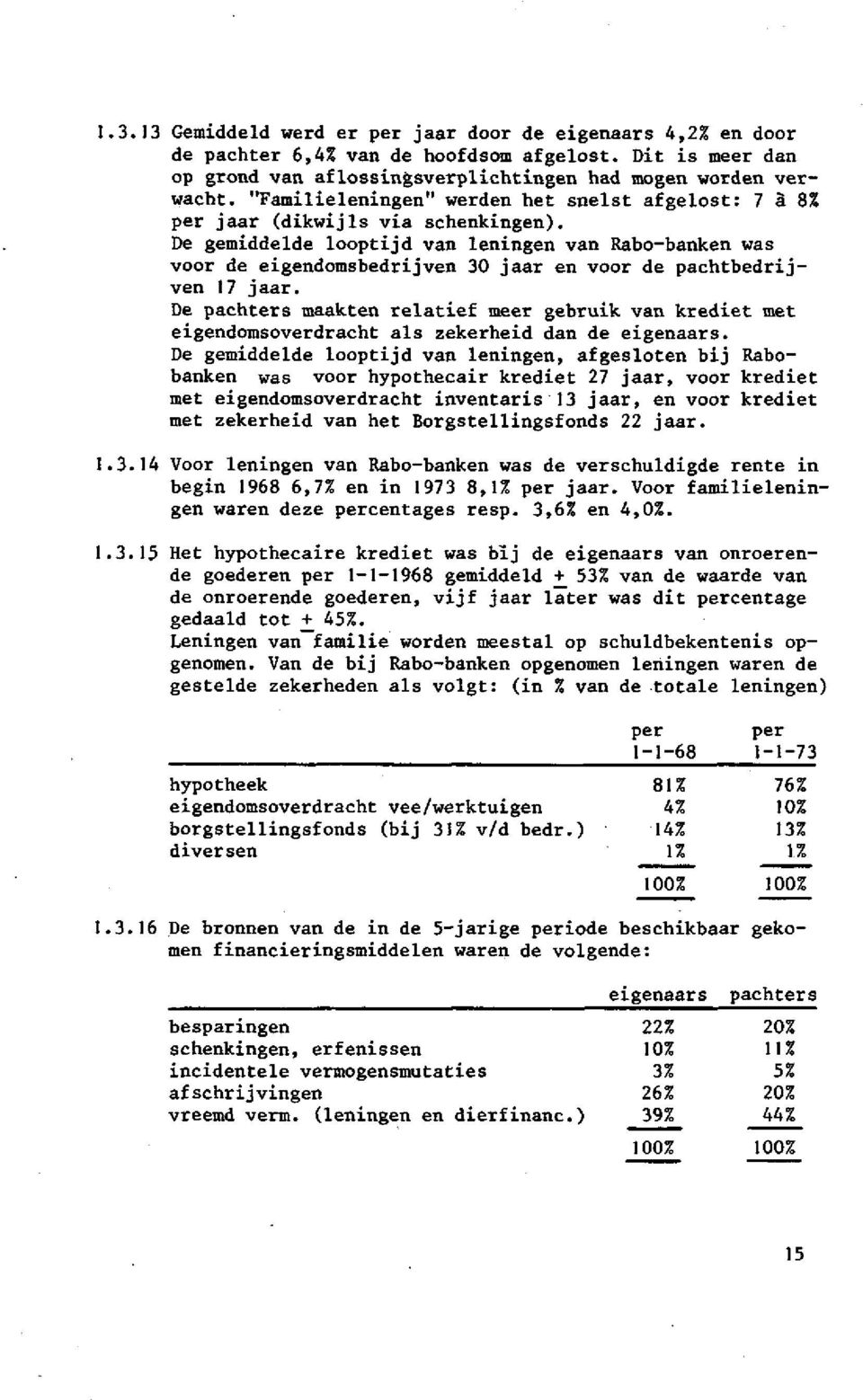 D giddld lptijd vn lg, fgslt bij Rbbnk ws vr hypthrkrdit 27 jr, vr krdit tigdsvrdrht vtris jr, vr krdit t zkrhid vn htbrgstllgsfnds 22 jr...4 Vr lg vn Rbbnk ws d vrshldigdrt bg 968 6,7% 97 8,% pr jr.