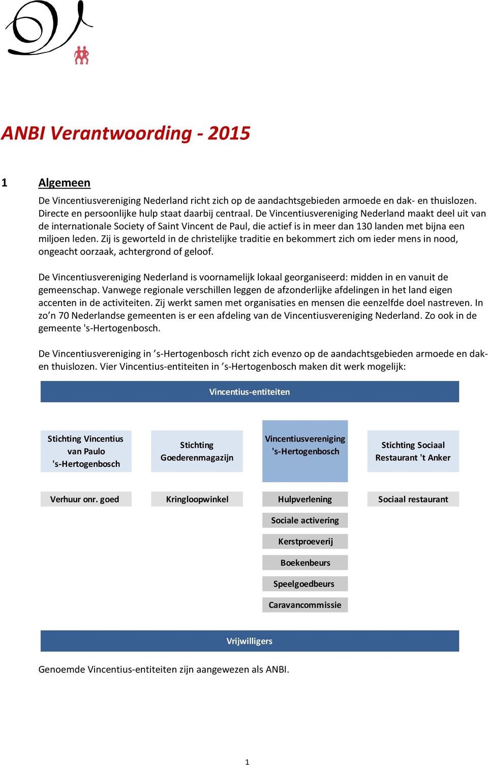 Zij is geworteld in de christelijke traditie en bekommert zich om ieder mens in nood, ongeacht oorzaak, achtergrond of geloof.