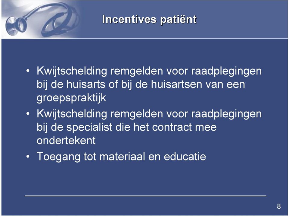 Kwijtschelding remgelden voor raadplegingen bij de specialist