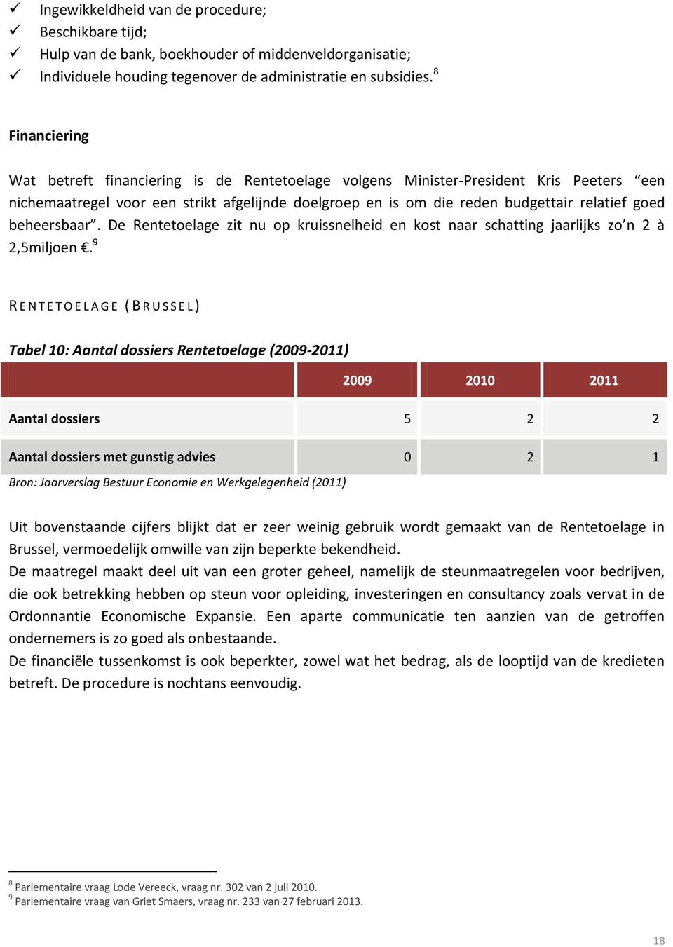 beheersbaar. De Rentetoelage zit nu op kruissnelheid en kost naar schatting jaarlijks zo n 2 à 2,5miljoen.