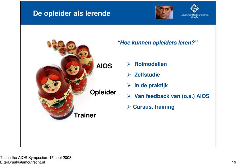 Trainer AIOS Opleider Rolmodellen Zelfstudie