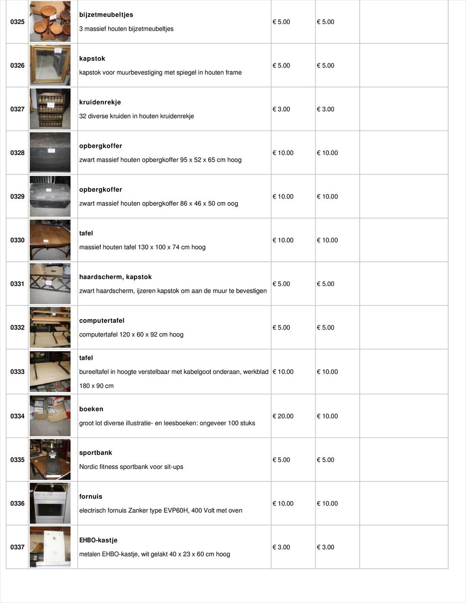 haardscherm, kapstok zwart haardscherm, ijzeren kapstok om aan de muur te bevestigen 0332 computertafel computertafel 120 x 60 x 92 cm hoog 0333 tafel bureeltafel in hoogte verstelbaar met kabelgoot